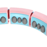 HULA HOP Z OBCIĄŻNIKIEM I LICZNIKIEM FH06 BLUE/PINK
