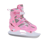 NH18366 A 2w1 PINK ŁYŻWOROLKI Z WYM. PŁ. HOKEJOWĄ NILS EXTREME