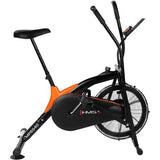 Rower Powietrzny HMS MP6540 Czarno - pomarańczowy Air Bike Ruchome Ramiona Opór Powietrzny Outlet