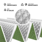 MATA KEMPINGOWA SKŁADANA Z PODBICIEM ALUMINIOWYM + XPE 195 CM ZIELONA NILS CAMP NC17103