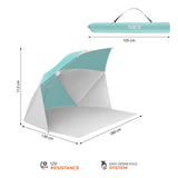 PARASOL - PARAWAN PLAŻOWY 2W1 OCHRONA UV NILS CAMP NC4803
