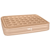 MATERAC DWUOSOBOWY KING SIZE BEŻOWY + POMPKA ELEKTRYCZNA NILS CAMP NC2808