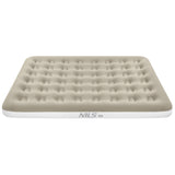 MATERAC TURYSTYCZNY DMUCHANY 203X152X22 CM BEŻOWY NILS CAMP NC2803