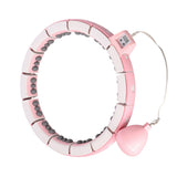 HULA HOP Z OBCIĄŻNIKIEM I LICZNIKIEM FH06 PINK