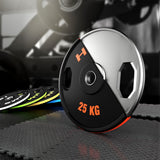 TOG25 2 x 25 KG TALERZ OLIMPIJSKI OGUMOWANY 2 x 25 KG HMS