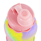 BIDON SILIKONOWY SKŁADANY 700ML RÓŻOWY NILS NC4102