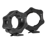 ZACISKI SZCZĘKOWE NA GRYF OLIMPIJSKI 50 MM ZG1000B HMS CZARNE (2 szt.)