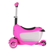 HJD04 3w1 PINK HULAJNOGA JEŹDZIK DZIECIĘCY
