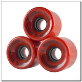 KP-6045 RED 60x45 MM (4 szt.) KÓŁKA KAUCZUKOWE DO PENNYBOARD NILS EXTREME