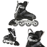 ROLKI NILS EXTREME NA1123A CZARNO-SZARE
