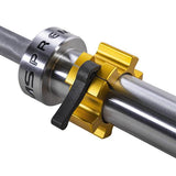 GRYF OLIMPIJSKI GO1100 20KG 2200MM HMS PREMIUM + ZG1500 GOLD ZACISKI LOCK JAW (2 szt)
