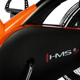 Rower Powietrzny HMS MP6540 Czarno - pomarańczowy Air Bike Ruchome Ramiona Opór Powietrzny Outlet