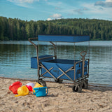 WÓZEK NIEBIESKI 120L NILS CAMP NC2605