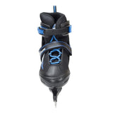 NH7104 A 2w1 BLACK/BLUE ROZM. M ŁYŻWOROLKI Z WYM. PŁ. HOKEJOWĄ NILS EXTREME