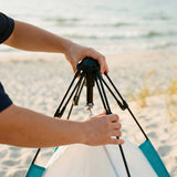NAMIOT PLAŻOWY SAMOROZKŁADAJACY OCHRONA UV SZARY NILS CAMP NC4802