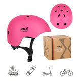 KASK RÓŻOWY XS(48-52CM) NILS EXTREME MT301