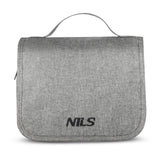 KOSMETYCZKA PODRÓŻNA Z HACZYKIEM ORGANIZER SZARY NILS NC4505