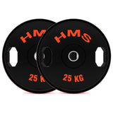 TOG ZESTAW TALERZY OLIMPIJSKICH OGUMOWANYCH 2 x 5 - 25 KG (150 KG) HMS