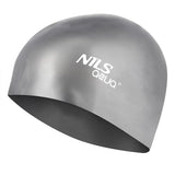 JEDNOKOLOROWY G107 SZARY CZEPEK SILIKONOWY NILS AQUA