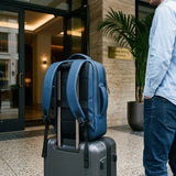 PLECAK DO SAMOLOTU NA LAPTOPA MIEJSKI Z PORTEM USB 15L GRANATOWY NILS NC4502