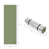 KARIMATA TURYSTYCZNA ALUMINIOWA 190x60x1,2CM ZIELONA NILS CAMP NC1769