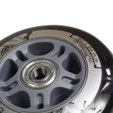ZESTAW PU 90x24 82A CZARNE (4 szt.) + ABEC-9 CHROME (8 szt.) NILS EXTREME