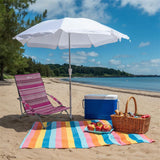 KRZESŁO PLAŻOWE RÓŻOWE NILS NC3035