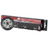 ZESTAW PU 70x24 82A CZARNE MATOWE (4 szt.) + ABEC-9 (8 szt.) NILS EXTREME