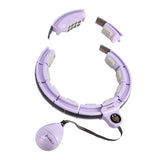 HULA HOP VIOLET Z MAGNESAMI I OBCIĄŻNIKIEM + LICZNIK HMS HHM13