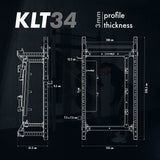 WIELOFUNKCYJNA KLATKA TRENINGOWA SKŁADANA GREY HMS KLT34