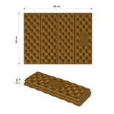 MATA KEMPINGOWA DO SIEDZENIA Z PODBICIEM ALUMINIOWYM +IXPE 40 CM BRĄZOWA NILS CAMP NC17105