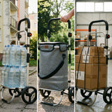 WÓZEK NA ZAKUPY SKŁADANY PREMIUM 50L SZARY NILS NC4305