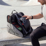 TORBA NA ROLKI/ŁYŻWY SZARA NILS EXTREME TS110