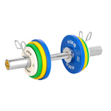 GRYF KRÓTKI OLIMPIJSKI 5KG 50CM HMS (+ZACISKI) GOP050