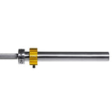 GRYF OLIMPIJSKI GO1100 20KG 2200MM HMS PREMIUM + ZG1500 GOLD ZACISKI LOCK JAW (2 szt)