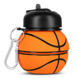 BUTELKA SPORTOWA SKŁADANA 550ML BASKETBALL NILS NC4104