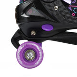 NQ4411 A CZARNO-PURPUROWY ROZM. S (30-33) WROTKI NILS EXTREME