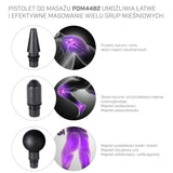 PISTOLET DO MASAŻU PDM4482G BLACK HMS