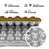 MATA KEMPINGOWA DO SIEDZENIA Z PODBICIEM ALUMINIOWYM +IXPE 40 CM BRĄZOWA NILS CAMP NC17105