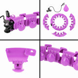 Hula hop HMS HHW12 Plus Size różowe z obciążeniem i regulacją obwodu