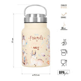 BUTELKA NA WODĘ 520ML STALOWA FOREST NILS CAMP NC3806