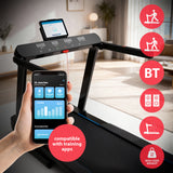 ZESTAW BE9242 BIEŻNIA ELEKTRYCZNA ONE FITNESS+KSIĄŻKA SLOW JOGGING