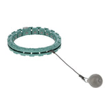 FH03 GREEN HULA HOP Z OBCIĄŻNIKIEM I LICZNIKIEM STOCK