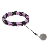 FH03 VIOLET/BLACK HULA HOP Z OBCIĄŻNIKIEM I LICZNIKIEM STOCK