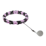 Hula hop FH04 violet/black z obciążeniem i licznikiem