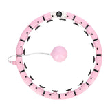 HULA HOP Z OBCIĄŻNIKIEM I LICZNIKIEM FH07 LIGHT PINK PLUS SIZE