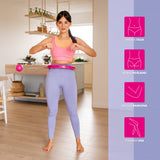 HULA HOP Z OBCIĄŻNIKIEM I LICZNIKIEM FH07 PINK PLUS SIZE