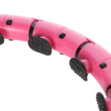 ZESTAW REGULOWANY HULA HOP PLUS SIZE FH07 PINK Z OBCIĄŻNIKEIM I LICZNIKIEM + PAS BR125