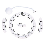 HULA HOP Z OBCIĄŻNIKIEM I LICZNIKIEM FH07 WHITE PLUS SIZE