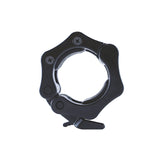 GO450 (+ ZG1000B )GRYF OLIMPIJSKI 18.5KG 2200MM HMS Z ZACISKAMI LOCK JAW BLACK